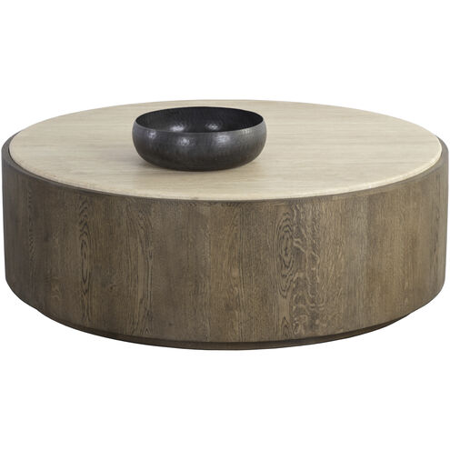 Oberon 48 X 16.25 inch Natural / Warm Brown Coffee Table, Small